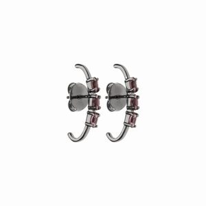 Brinco Ear Hook Infinity – 3 Turm. Rosa